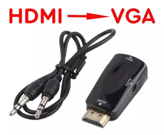 Переходник HDMI -gt; VGA со звуком и без, эмулятор монитора