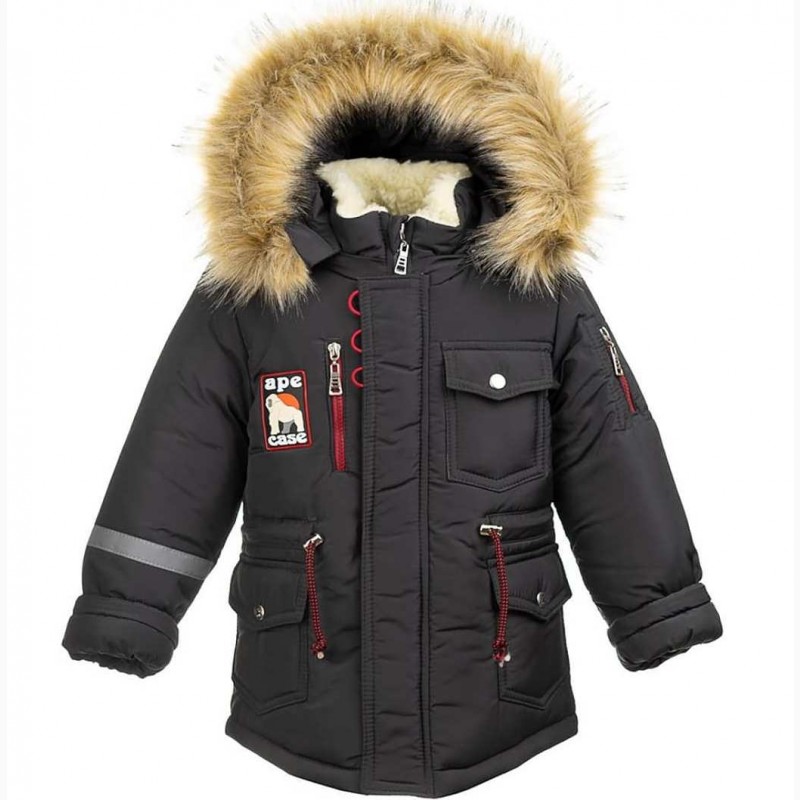 Фото 2. Тёплая зимняя куртка для мальчиков 1-4 года в трёх цветах