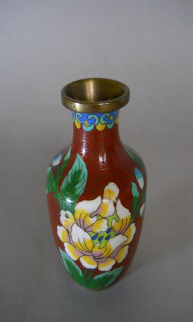 Фото 14. Две винтажные Китайские вазы клуазоне