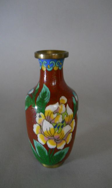 Фото 16. Две винтажные Китайские вазы клуазоне