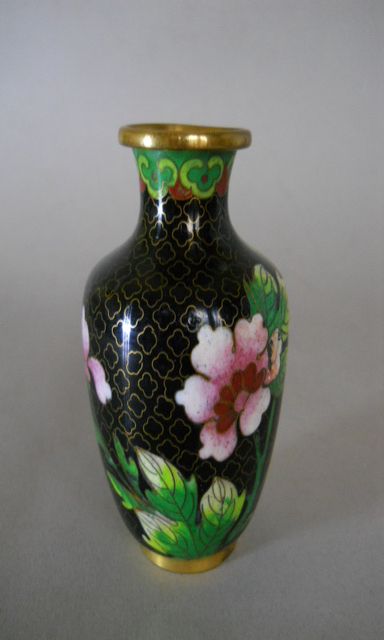 Фото 6. Две винтажные Китайские вазы клуазоне
