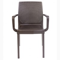 Меблі для вулиці саду кафе кресло-стілець Італія штучний ротанг