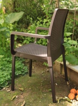Фото 3. Меблі для вулиці саду кафе кресло-стілець Італія штучний ротанг
