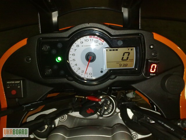 Фото 6. Индикатор переключения передач на мотоцикл