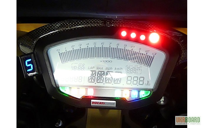 Фото 7. Индикатор переключения передач на мотоцикл