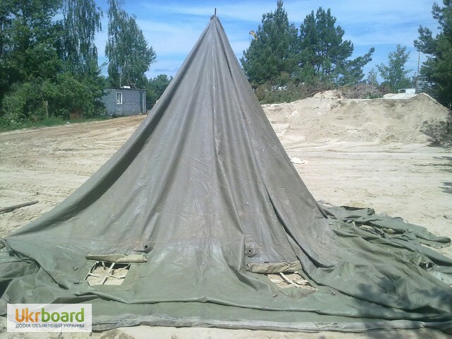 Фото 4. Палатка армейская, тенты, навесы для отдыха и туризма