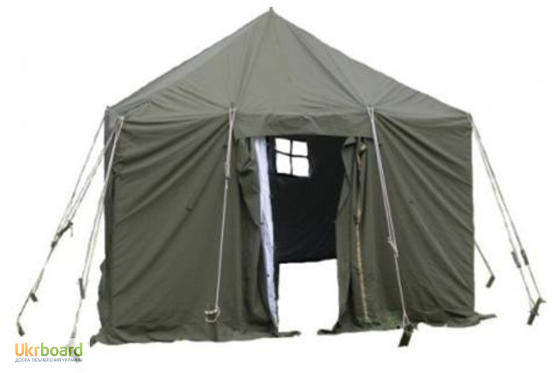Фото 5. Палатка армейская, тенты, навесы для отдыха и туризма