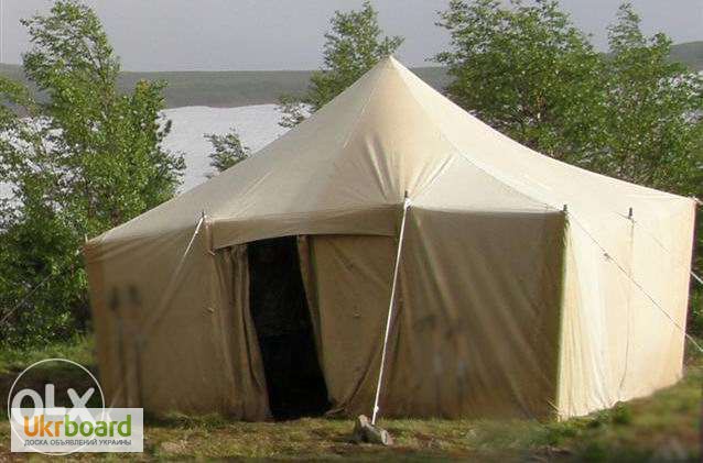 Фото 6. Палатка армейская, тенты, навесы для отдыха и туризма