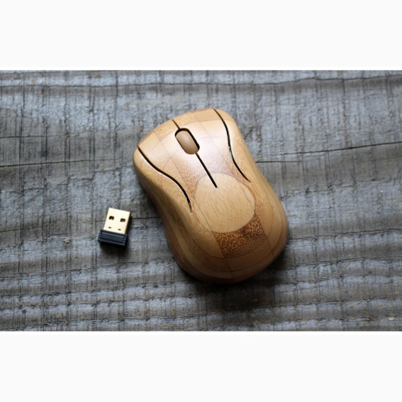 Фото 6. Комплект беспроводная деревянная клавиатура и мышка