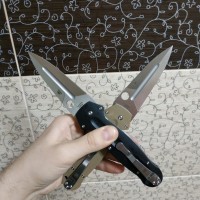 Складной нож реплика Spyderco C215GP EuroEdge - под заказ