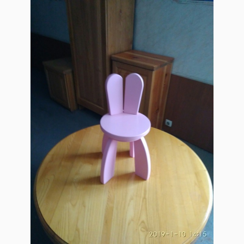 Фото 5. Детский стул «Зайчик» деревянный