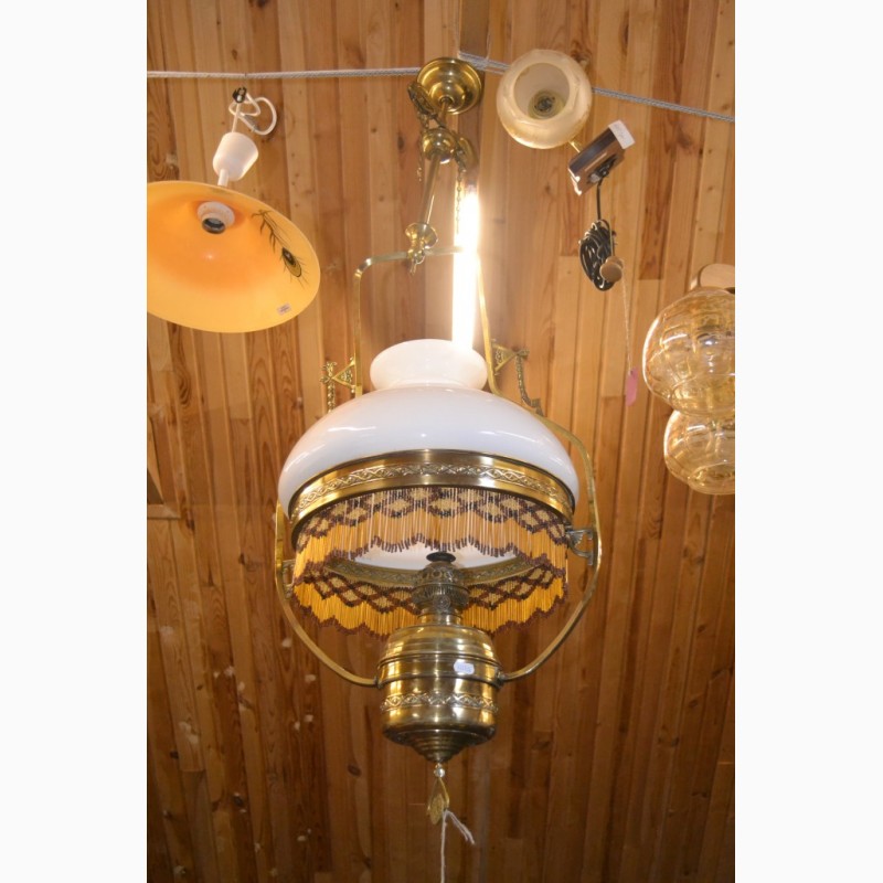 Фото 3. Подвесной светильник с бисером стеклянный светильник Светильник на кухню Люстра на кухню