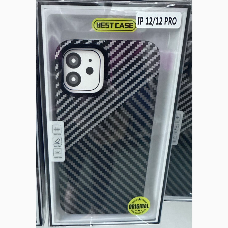 Фото 17. Карбоновый чехол iPhone 12 и iPhone 12 Pro Carbon Case with MagSafe Карбоновий чохол