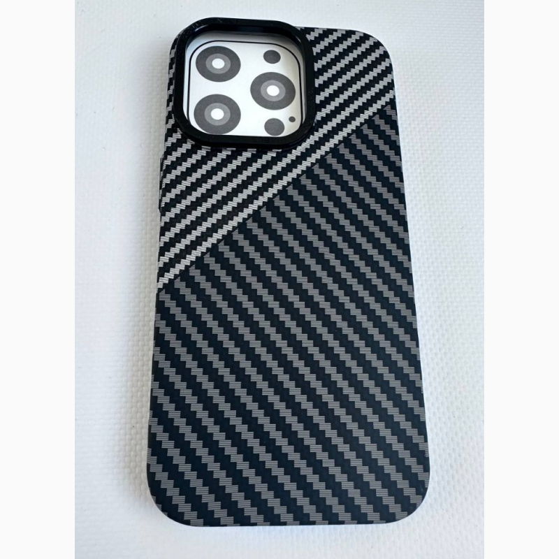 Фото 7. Карбоновый чехол iPhone 12 и iPhone 12 Pro Carbon Case with MagSafe Карбоновий чохол