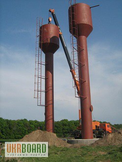 Фото 2. Металлоконструкции, водонапорные башни. резервуары