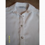 Белая блузка для девочки 5-8 лет