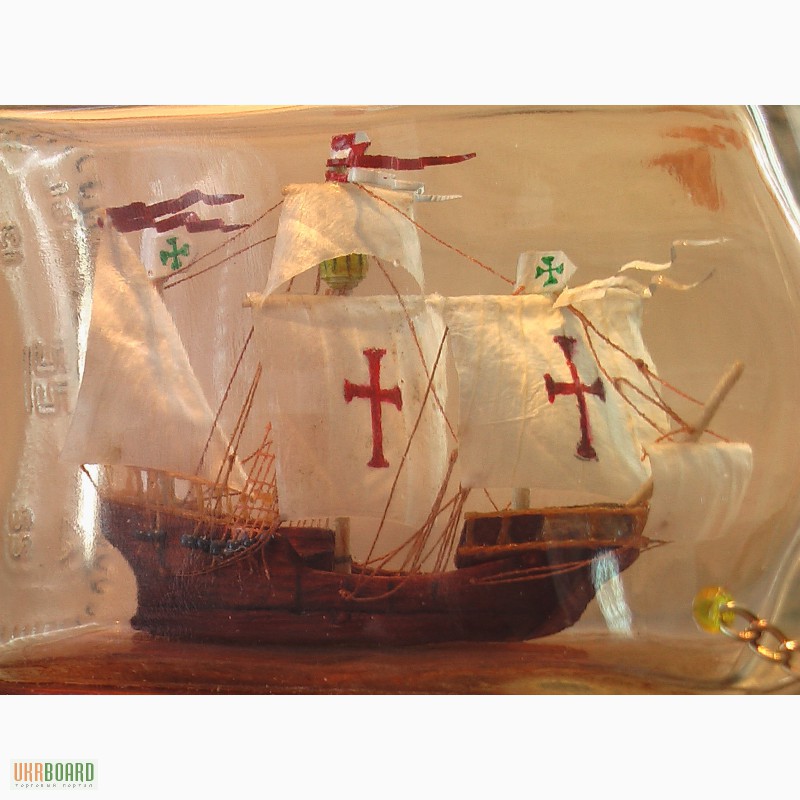 Фото 2. Продам сувенир корабль в бутылке Santa Maria 1492