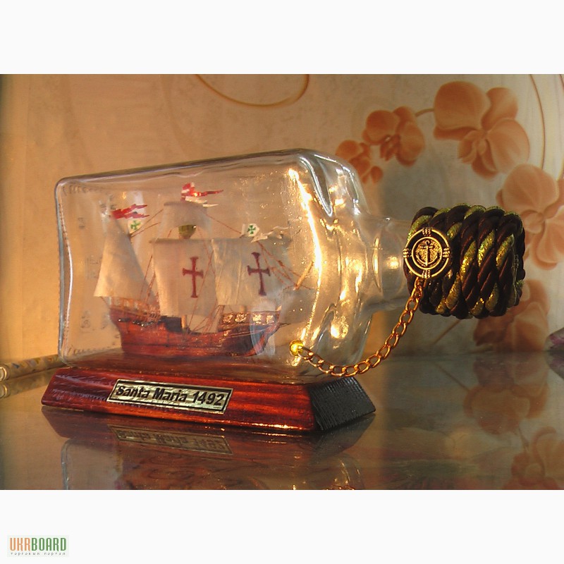 Фото 4. Продам сувенир корабль в бутылке Santa Maria 1492