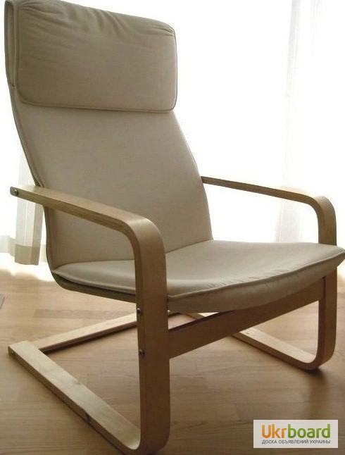 Фото 2. Комфортное стильное кресло икеа пелло