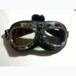 Очки, мотоочки, мотоциклетные очки, авиационные, ретро стиль, защитные