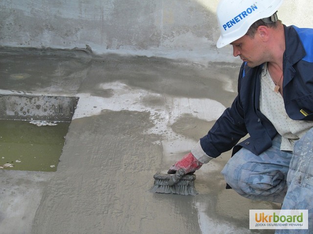 Фото 6. Гидроизоляция бетона