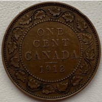 Канада 1 цент 1912 год СОХРАН!!!!! с216