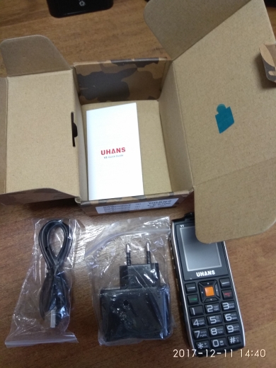 Фото 6. Телефон Uhans V5 Ударопрочный 2 - СИМ Карты Большой фонарик Камера Батарея 2500 мАч