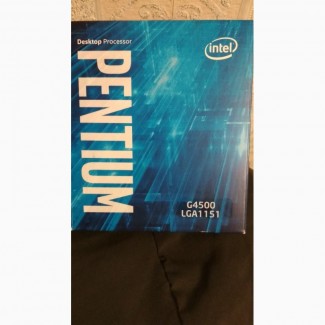 Intel pentium g4500 box