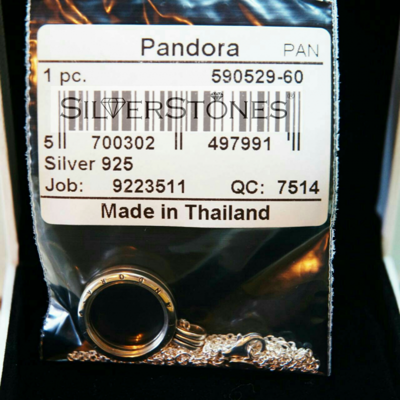 Фото 3. Скидки! Оригинал Pandora колье средний медальон с логотипом Пандора на цепочке 590529-60