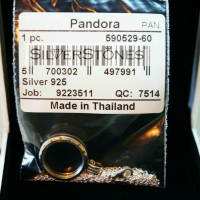 Скидки! Оригинал Pandora колье средний медальон с логотипом Пандора на цепочке 590529-60