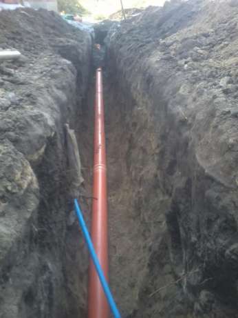 Фото 3. Монтаж автономной канализации в Херсоне. Земельные работы. Хорошим людям скидка