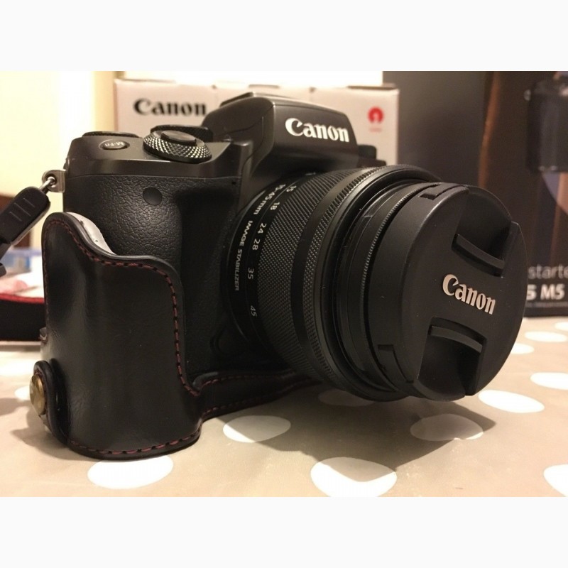 Canon EOS М5 цифровая фотокамера с объективом 15-45 мм