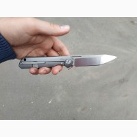 Складной нож twosun TS49(D2, карбон, титан)