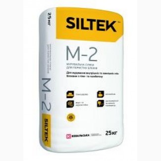Кладочная смесь для пористых блоков SILTEK М-2
