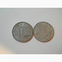 Франция-1 франк (2 разных)