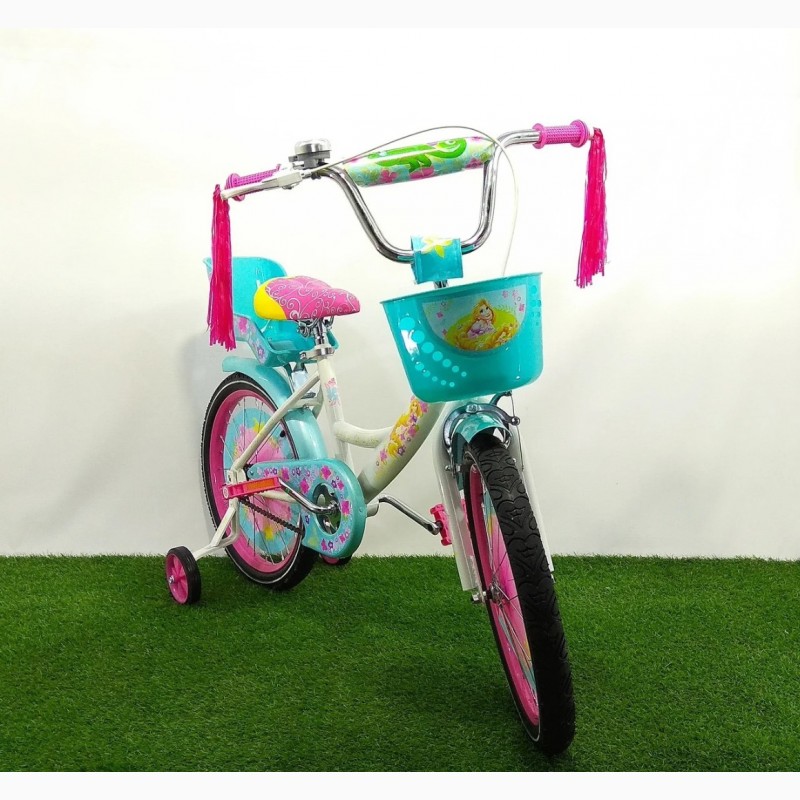 Фото 4. Детский велосипед Azimut Girls 20 с креслом для куклы