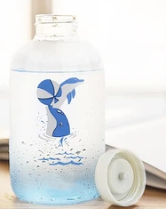 Фото 9. Remax Glass Bottle RT-CUP32 Bear 1000ml мишка Прозрачная Стеклянная бутылка для спорта