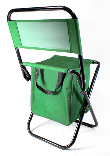 Фото 2. Раскладной стул Кенгуру MH-3071, металлический стул со спинкой, складной стул