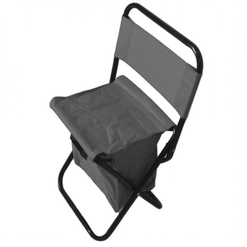 Фото 3. Раскладной стул Кенгуру MH-3071, металлический стул со спинкой, складной стул