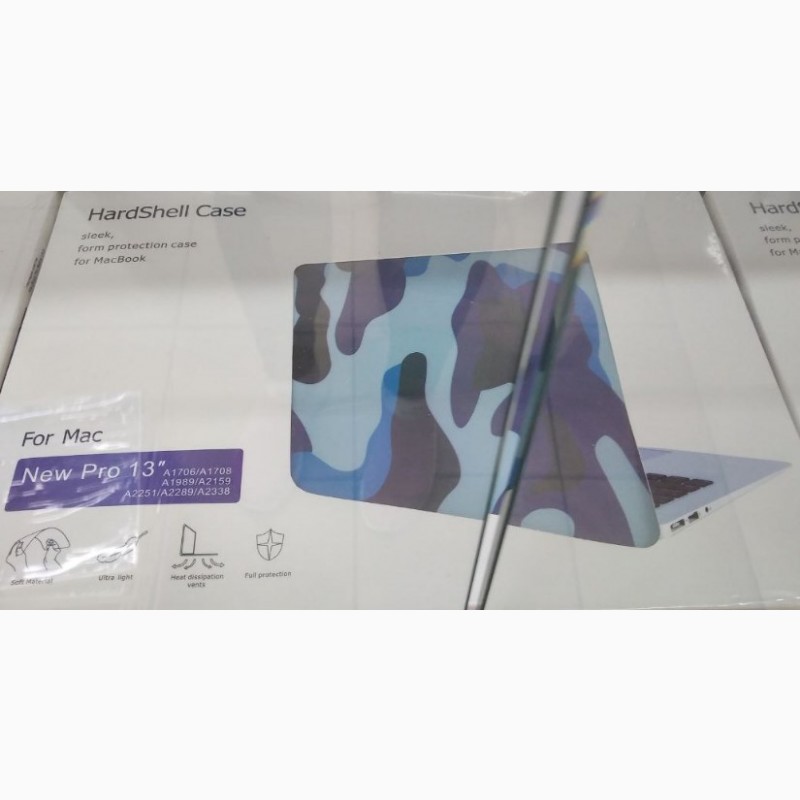 Фото 12. Военный Чехол для MacBook 2020 13.3 Air/Pro M1 с камуфляжным принтом Хаки пластиковый
