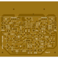 Усилитель (блок УНЧ) APEX - FH5 SSR Mod.3 (2х75Вт) на полевых транзисторах