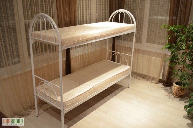 Фото 18. Кровати металлические для общежитий, двухъярусные кровати для рабочих, односпальные