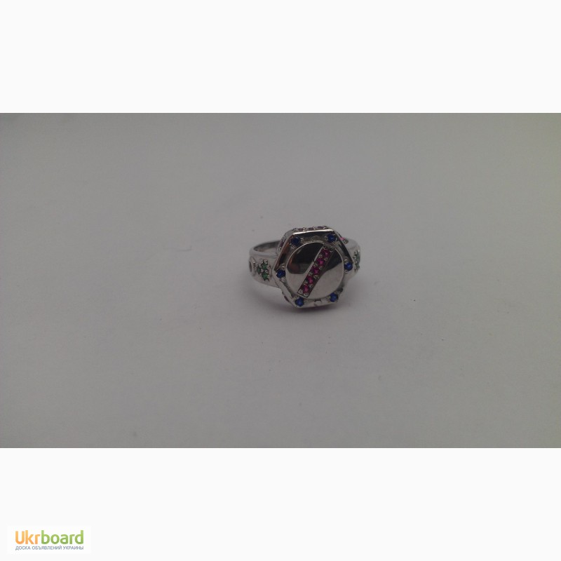 Фото 2. Мужское серебряное кольцо Гайка