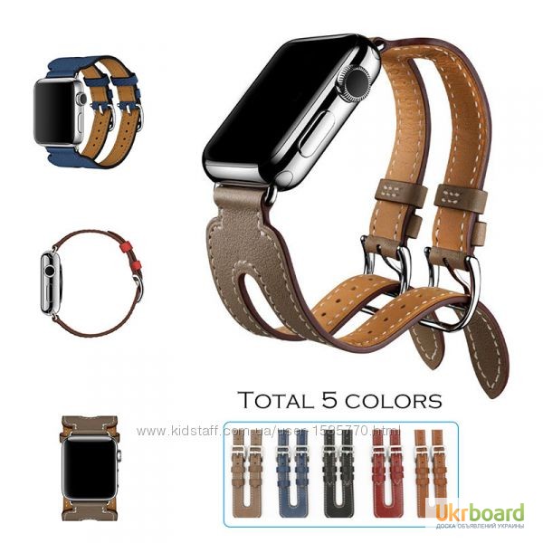 Фото 20. Ремешок Icarer для Apple Watch кожаный 42мм Ремешок Icarer для Apple Watch Luxury