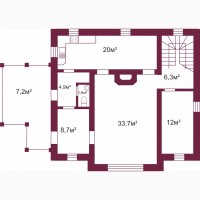 Продается 3-х этажный дом (200кв.м.) из красного кирпича по адресу Совиньон