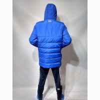 Синя зимова куртка Adidas Динамо Київ