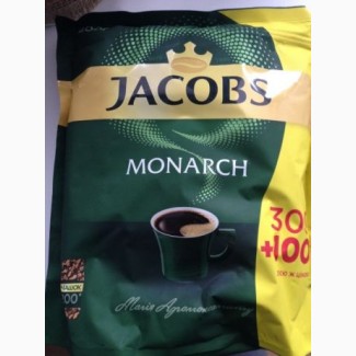 Кофе растворимый Jacobs Monarch 400г / Якобс Монарх 400г эконом пакет