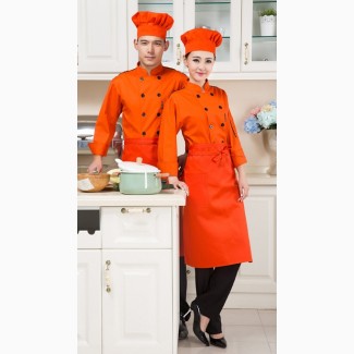 Поварская униформа оранжевого цвета