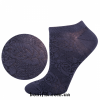 Укороченные женские однотонные носочки ТМ Misyurenko (арт. 213П)