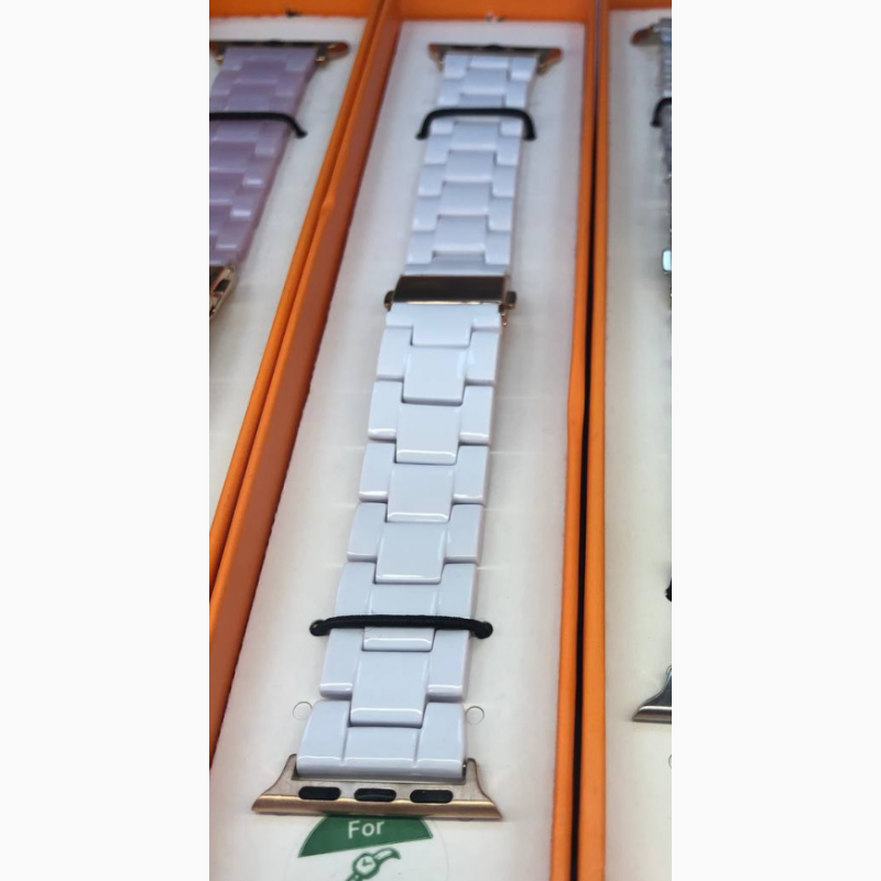Фото 14. Керамический Ремешок для Apple Watch Ceramic Band 44/38 mm из прочной керамики